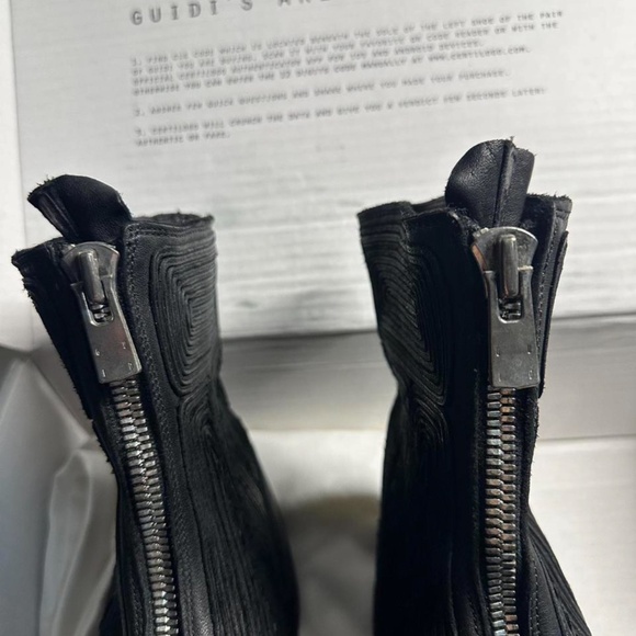Embroidered Guidi Front zip boot - Picture 7 of 8